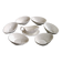 6 coupelles et 1 saucière modèle Countryware Bone China