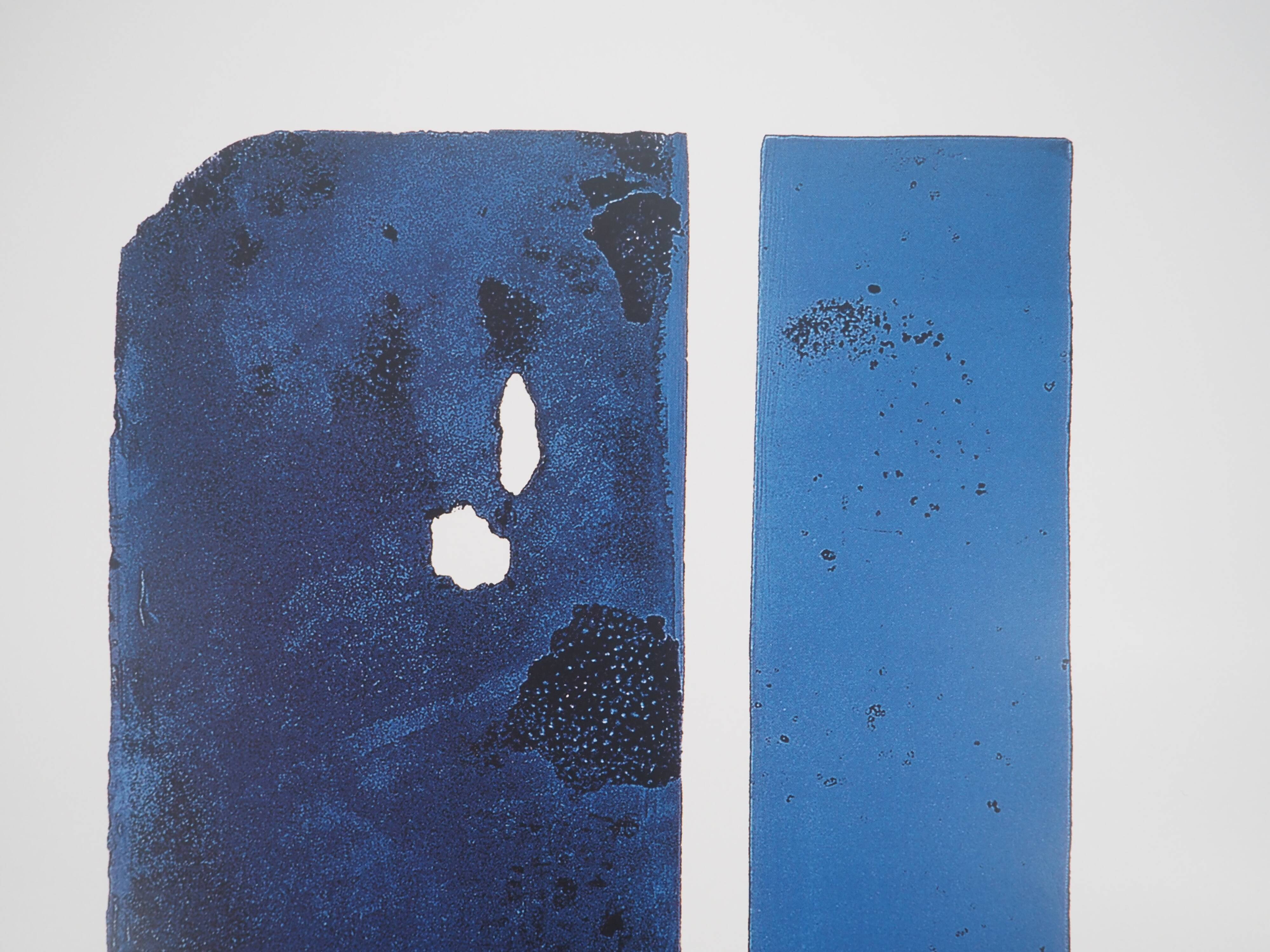 Pierre soulages : eau forte xxx - affiche originale signée