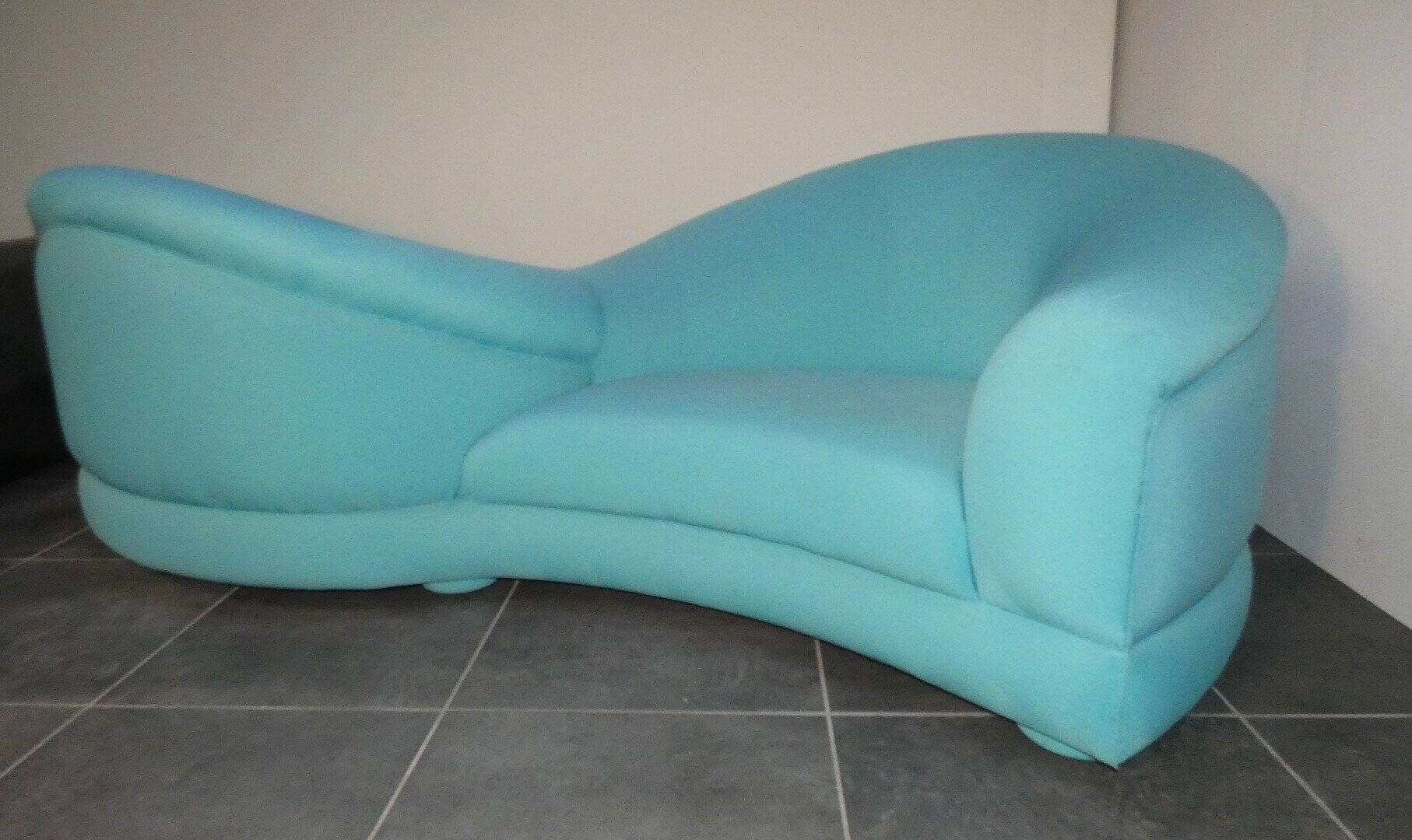 Toi et Moi sofa in jersey by Arpex International, Rome, Italy, 1970.