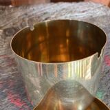 Vintage brass ashtray "Arne Jacobsen", Cylinda-Line 1980/1982