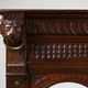 18th Century Gothic French Oak Carved High Back Panel Settle