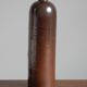 Bouteille en grès marron émaillé avec anse