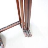 Art Deco Nesting Tables in Mahogany Veneer, 1930s, Czechoslovakia