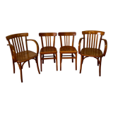 Set of bentwood armchairs and chairs