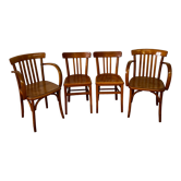 Set of bentwood armchairs and chairs