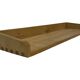Vintage wooden wall shelve rack bookshelf in pinewood