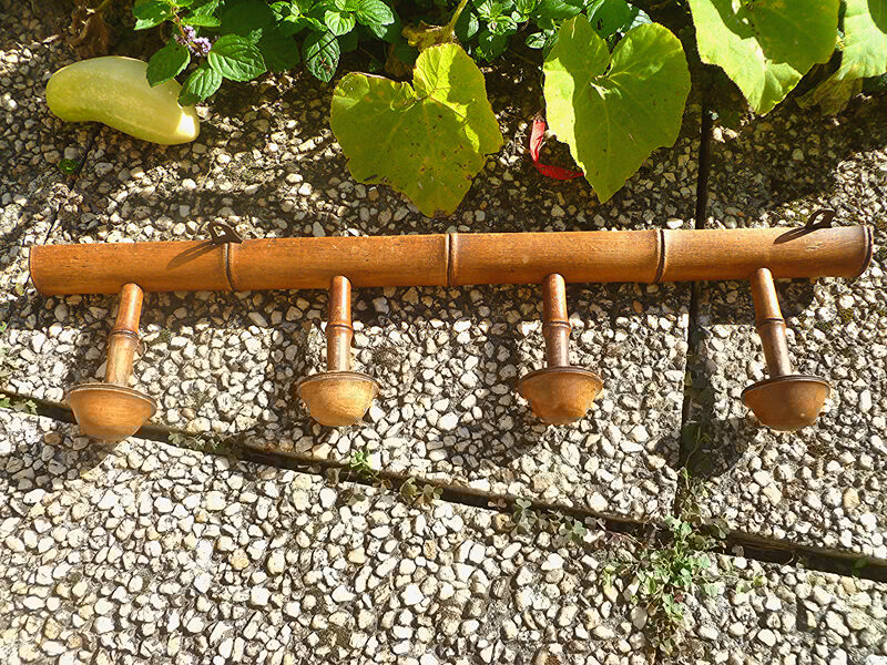 Old wooden coat holder