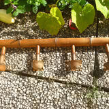 Old wooden coat holder