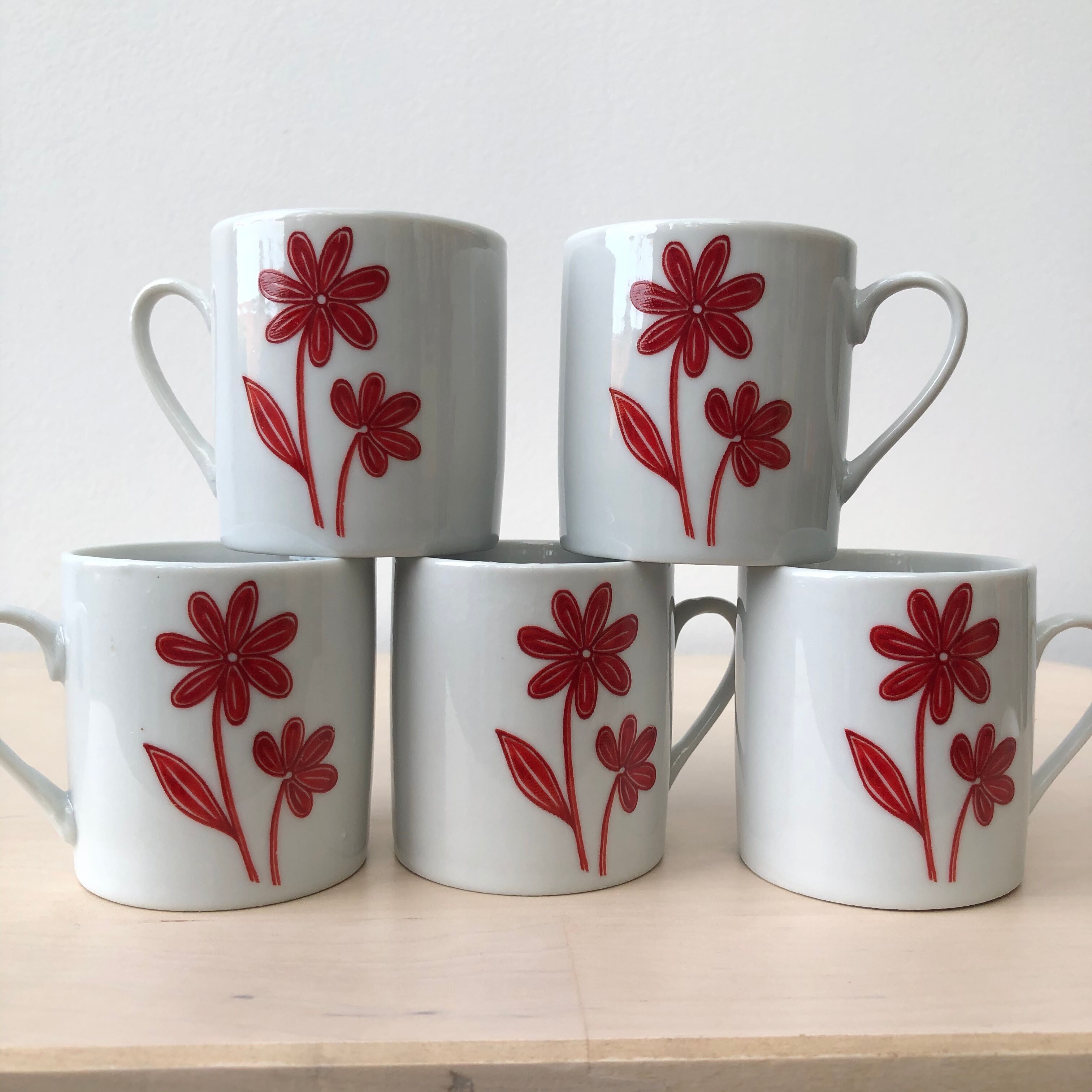 Porcelain coffee cups