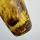 Large marbled yellow Art Deco vase