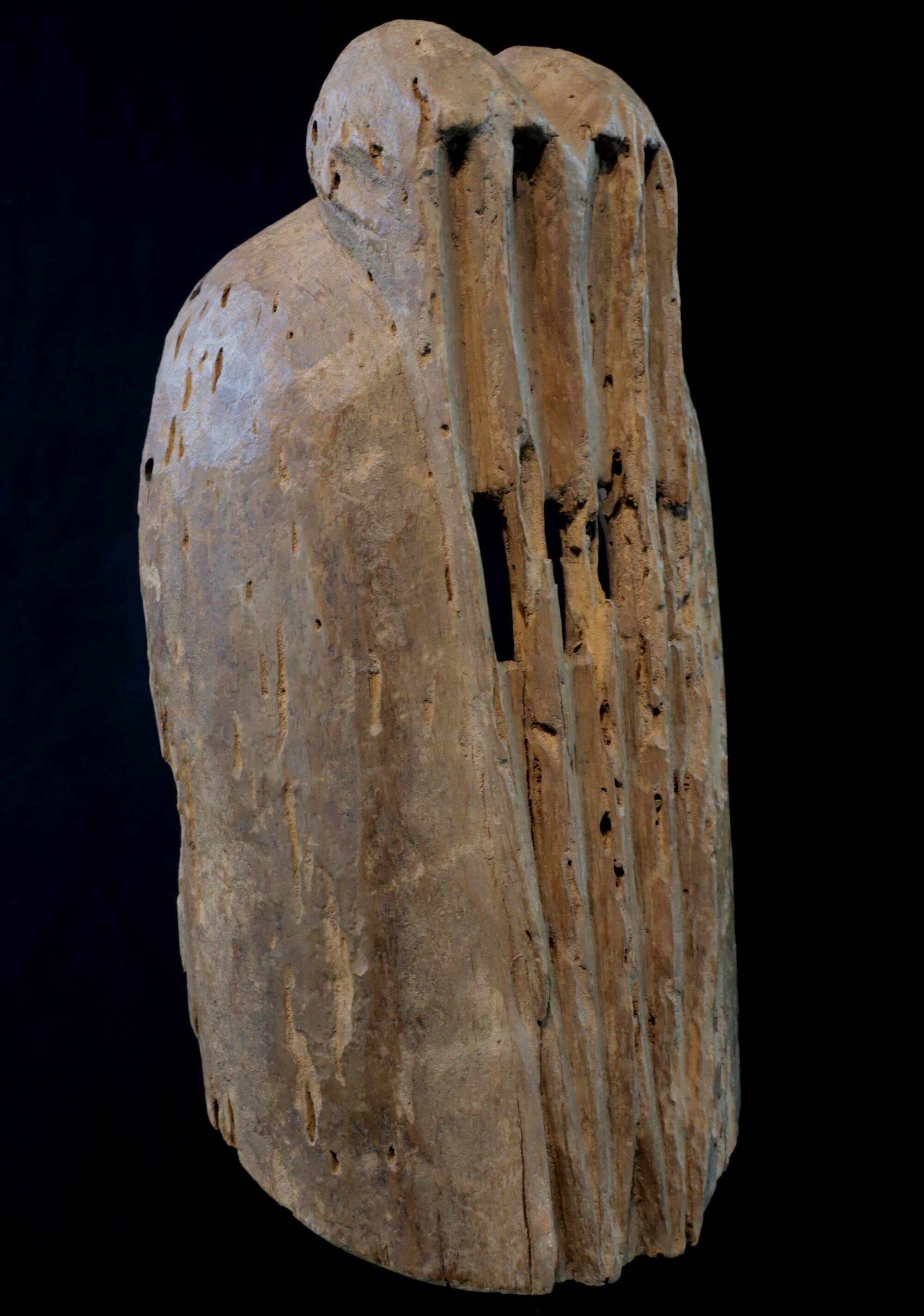 African Art Africa Tribal - Dogon Mask - Double Face - Mali - 37 Cms
