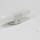 White double wall lamp Bauhaus Wilhelm Wagenfeld, Linder Germany, 1950s