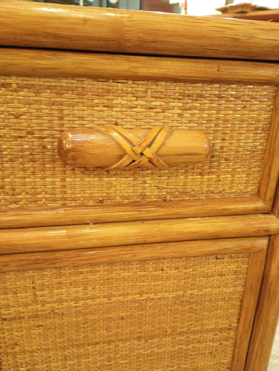 Small rattan furniture