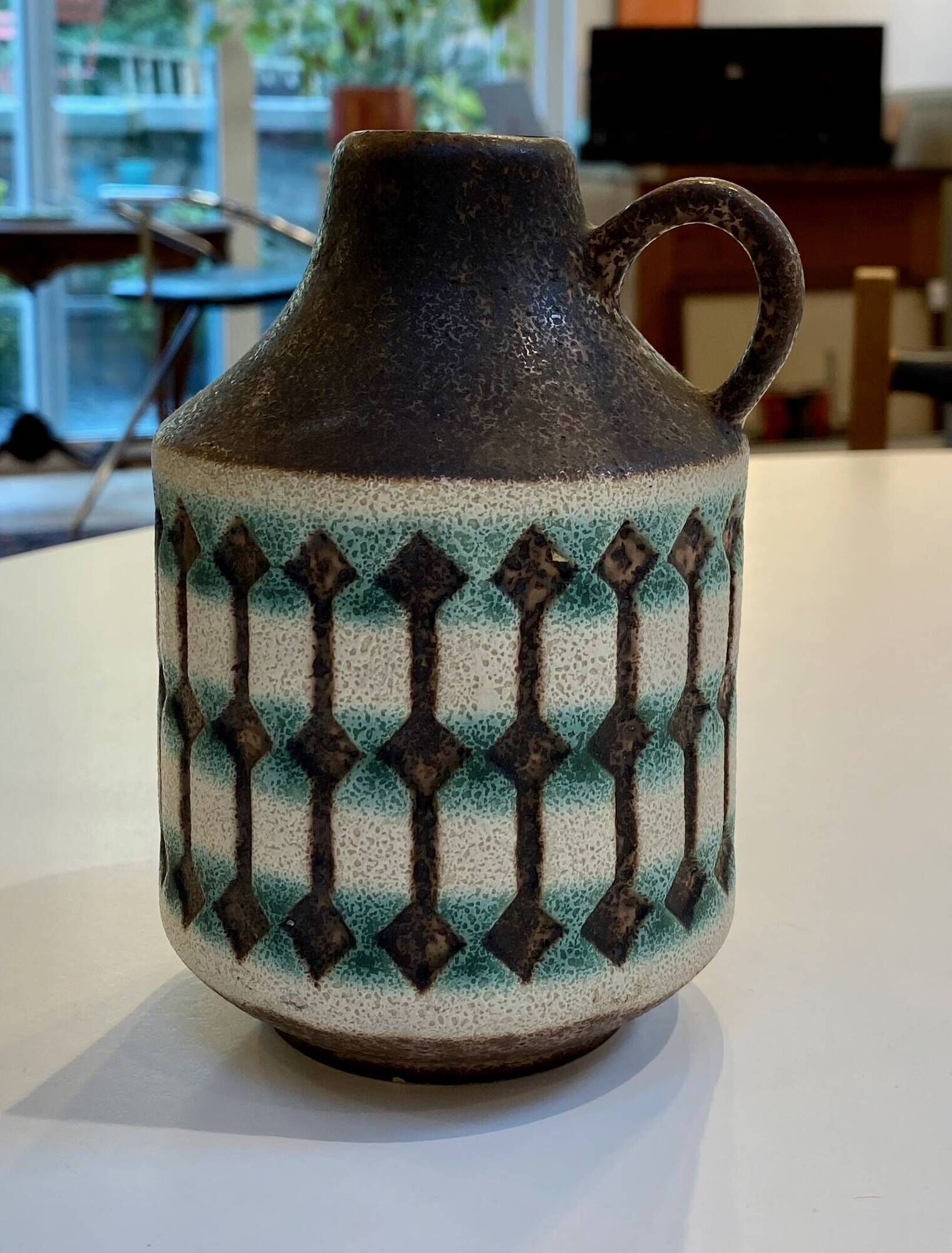 Small Jug Vase Jasba Ceramics 1638-15 – West Germany Vintage 1960s