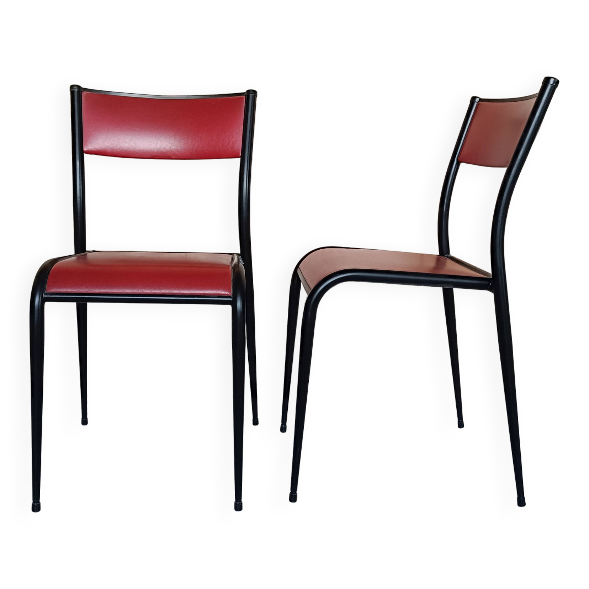 Set of 2 restored Mullca 510 chairs