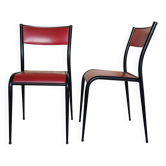 Set of 2 restored Mullca 510 chairs