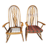 Pair of Windsor Rocking Chairs