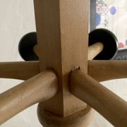Stella beechwood coat rack, 1950s