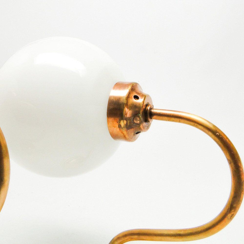Art Deco sconces, Poland, 1950s, set of 2