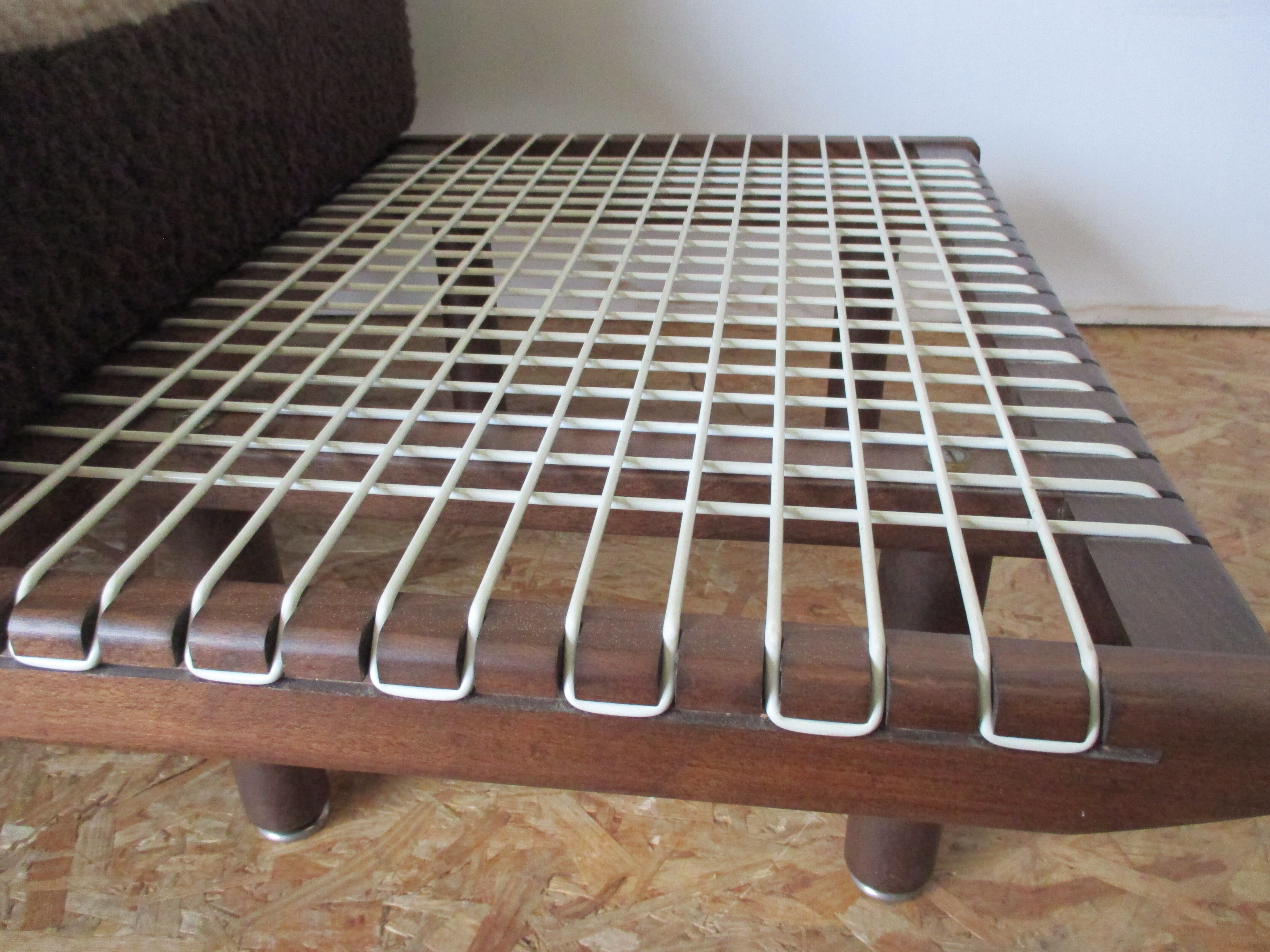 Sofa modular 70's table low seat/bed