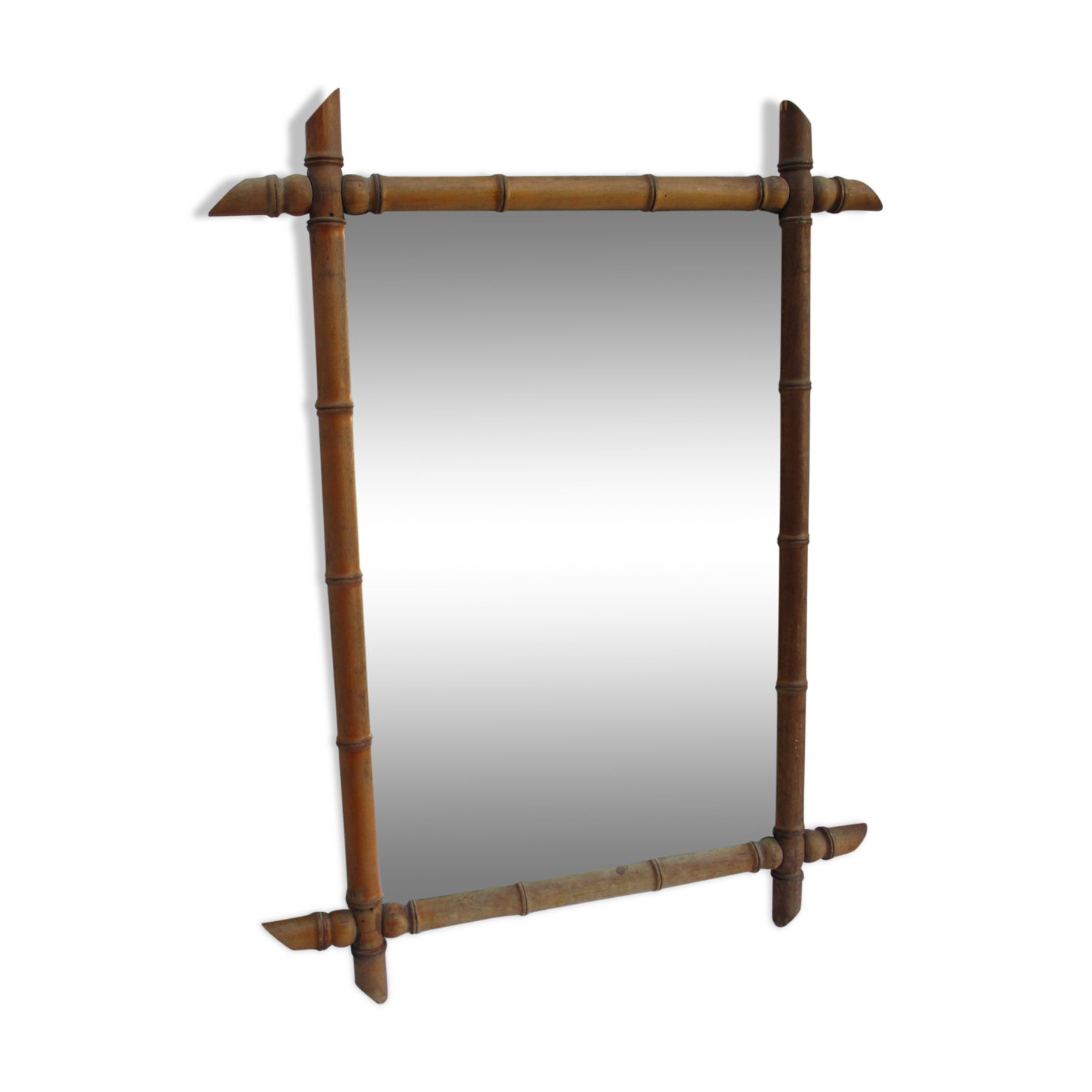 Wall mirror  bamboo style 91x70cm