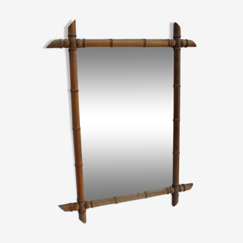 Wall mirror  bamboo style 91x70cm