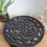 Decotec black glazed cast iron trifle