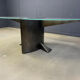 Postmodern dining table by Belgochrom, 1980s
