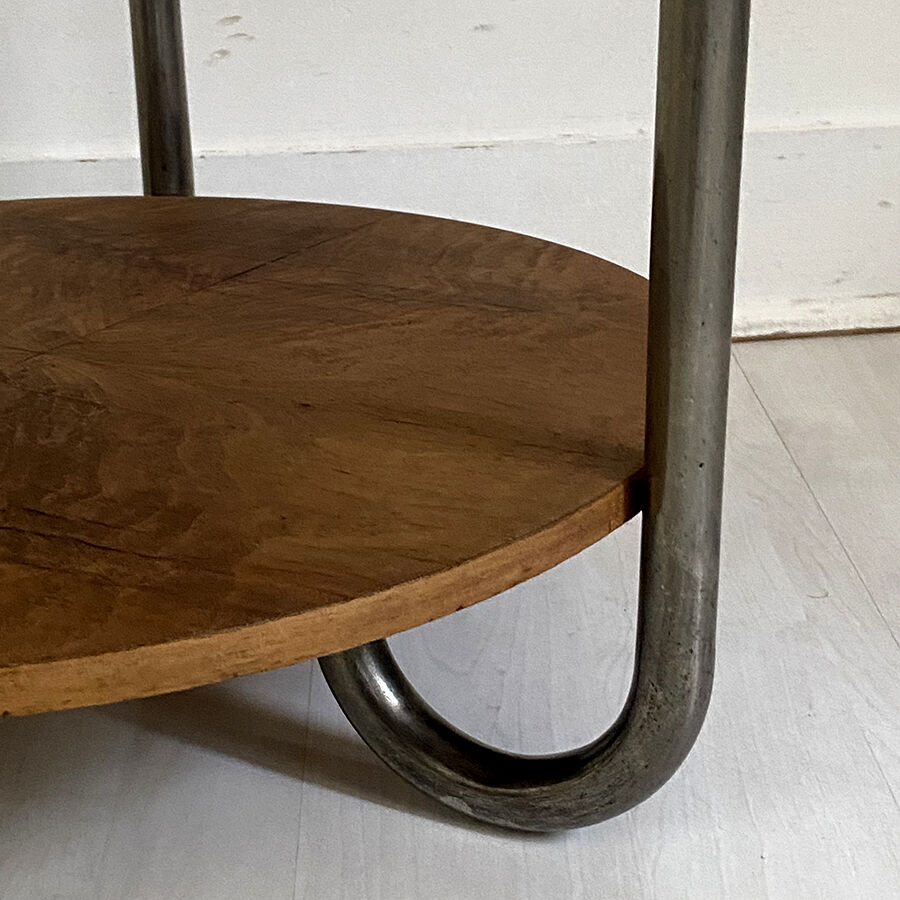 Vintage pedestal table 50's