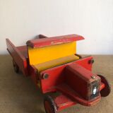 Antique toy truck with tipper