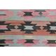 Colorful Geometric Pattern Woven Kilim Runner Rug 143x234