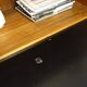 Vintage teak secretary, France 1950's
