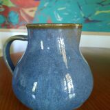 Glazed stoneware pitcher