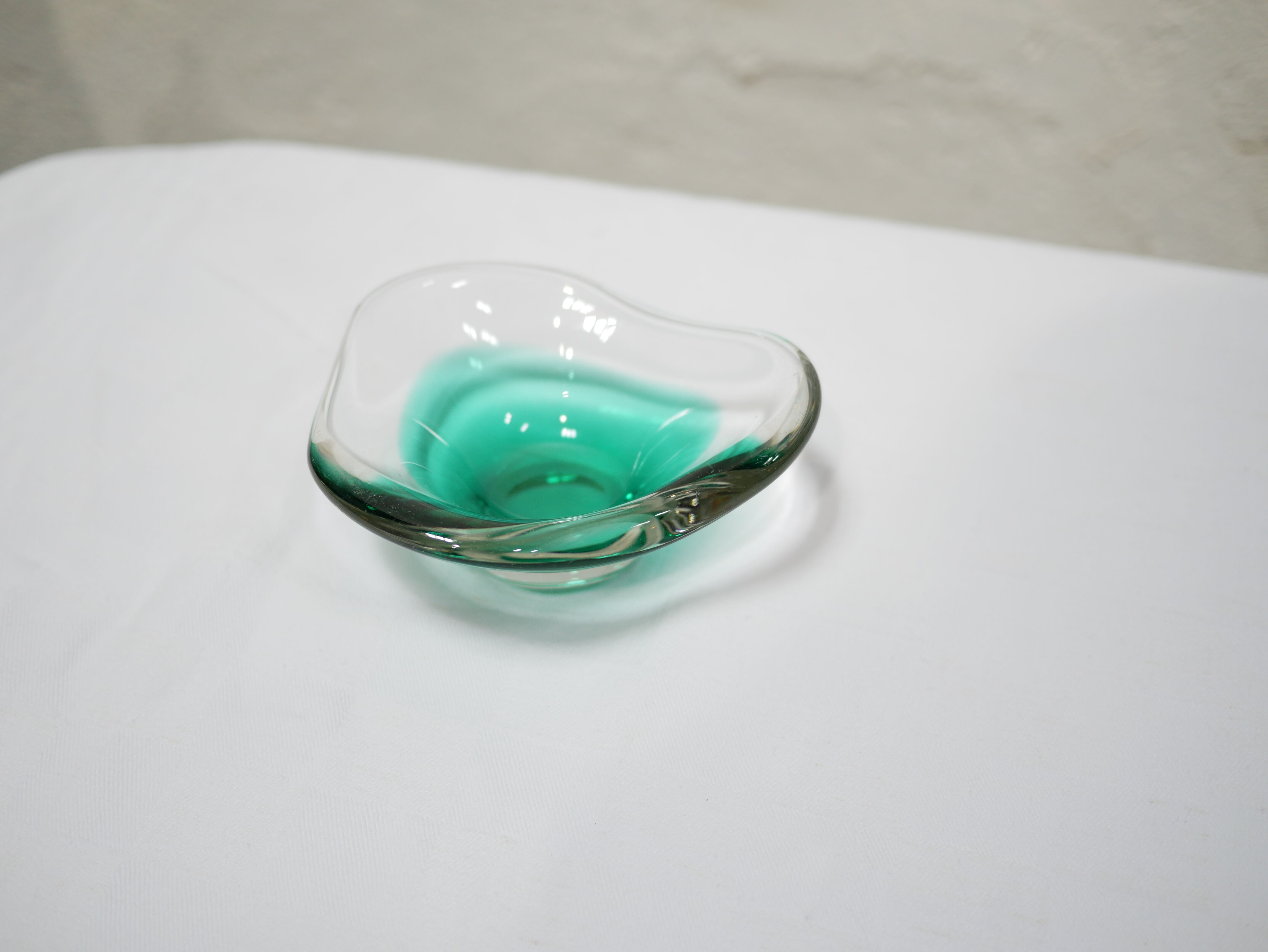 Empty vintage Murano glass pocket