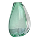 Huge green vase in Murano glass from artisan masters, Flavio Poli 1970's