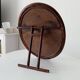 Antique rattan table mirror early 20th century