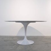Large Oval Tulip Marble Dining Table by Eero Saarinen for Knoll