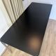 USM Haller desk in black argolite