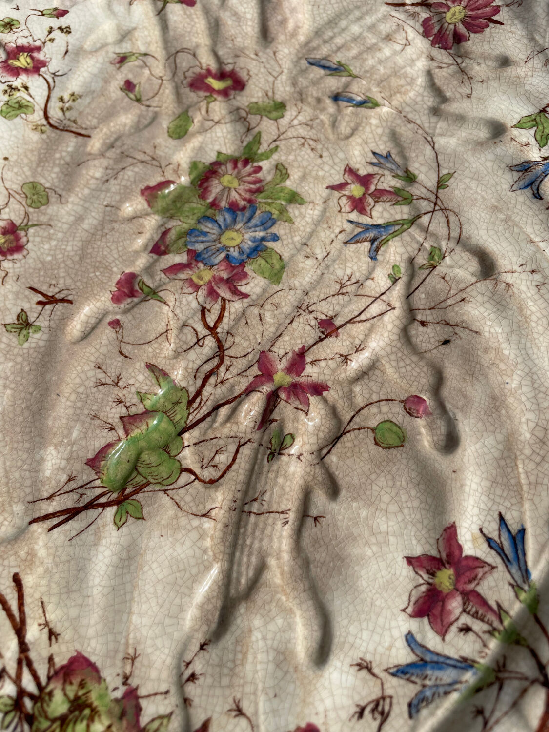 Slush asparagus serving dish.