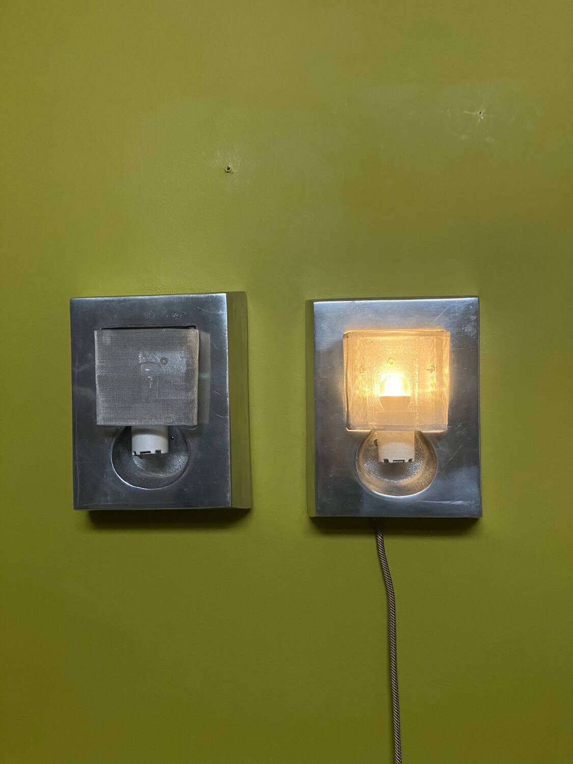 Marie Baratte cast aluminum wall lights