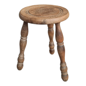 Tabouret ancien table - bois