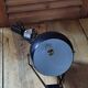 Bedside desk lamp Black metal ball