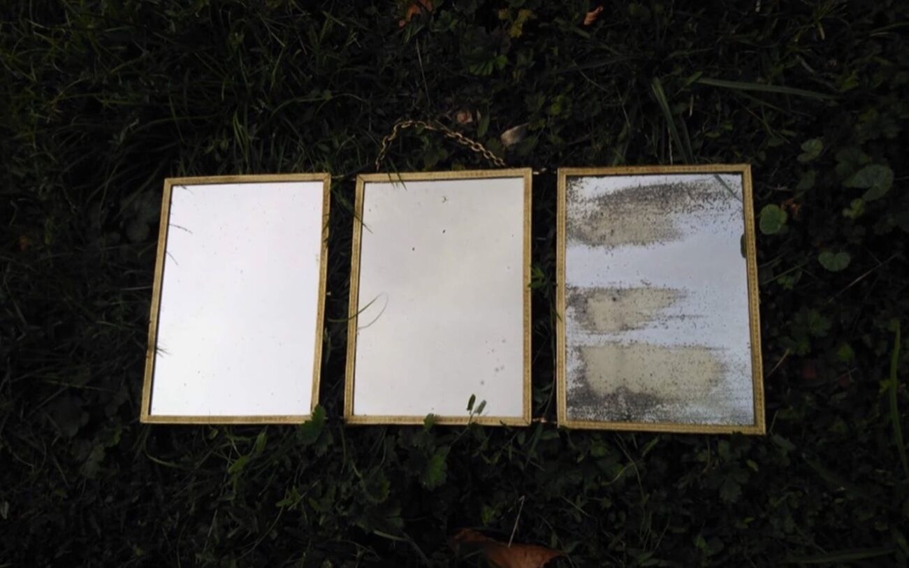 Barber mirror 40x21cm