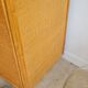 Vintage rattan wardrobe