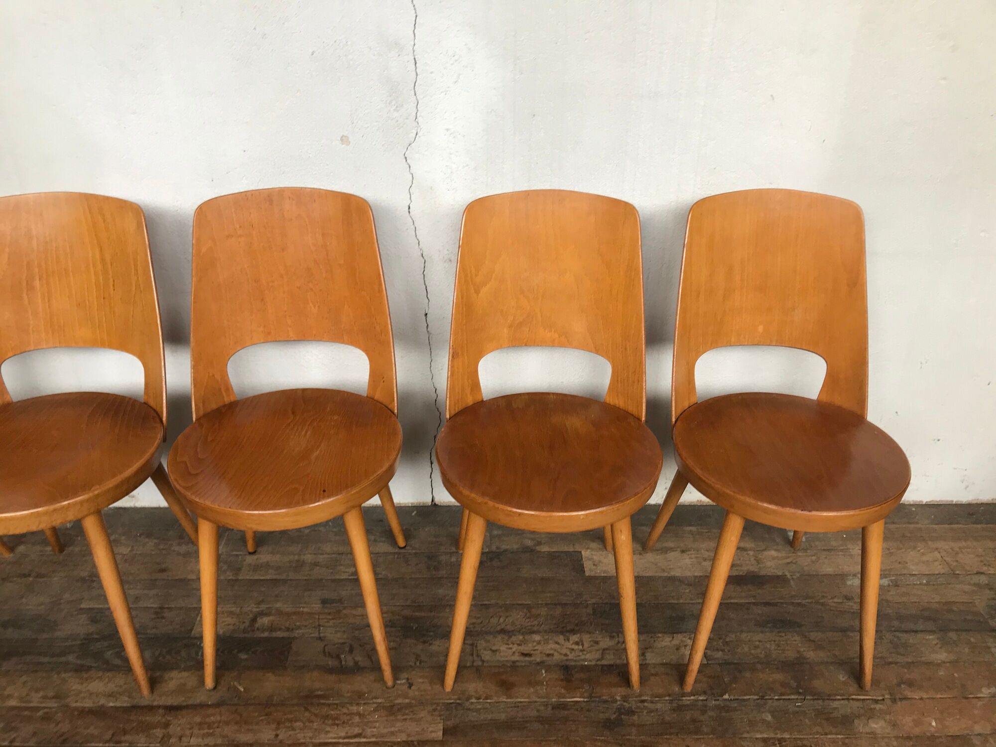 Series of 6 Baumann Mondor chairs
