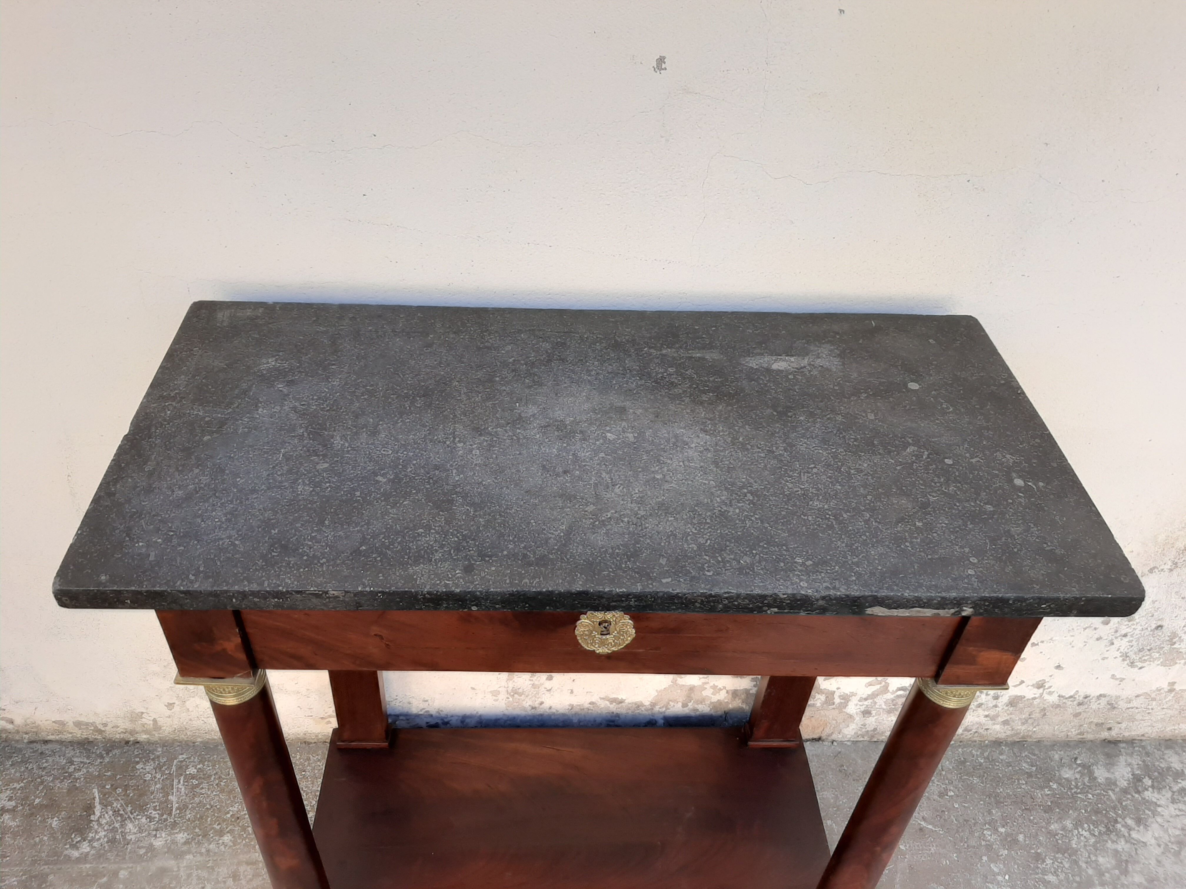 Empire console with column 1900