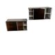 Vintage modular aluminum wall unit — 60s-70s