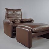 Lounge Chair footrest by Vico Magistretti for Cassina