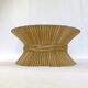 Wheat Sheaf coffee table by McGuire America, 60s/70s