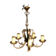 Wrought Iron Chandelier with 5 Lights 1925